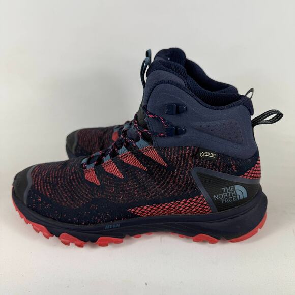 The North Face Ultra Fastpack 3 Mid GTX Boot Womens 10 Navy Lace-Up Hiking Shoes - Picture 5 of 10